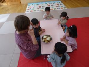 皮むきむきするよ!